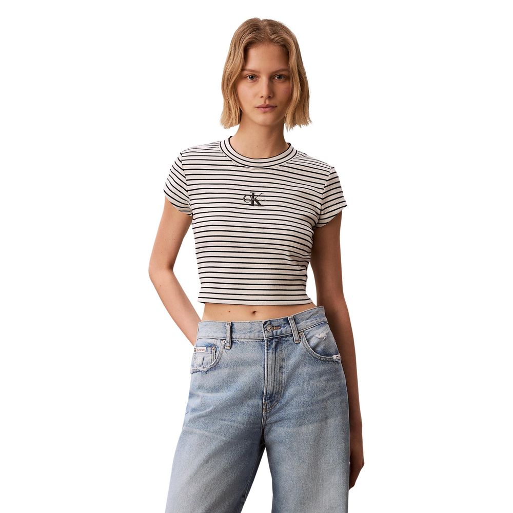 Calvin Klein Jeans | Black Cotton T-Shirt