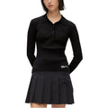 Karl Lagerfeld | Black Viscose Long Sleeve T-Shirt