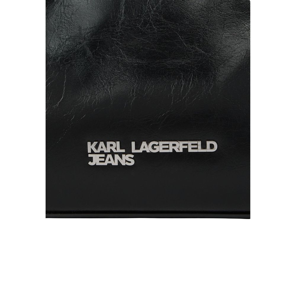 Karl Lagerfeld | Black Polyethylene Handbag