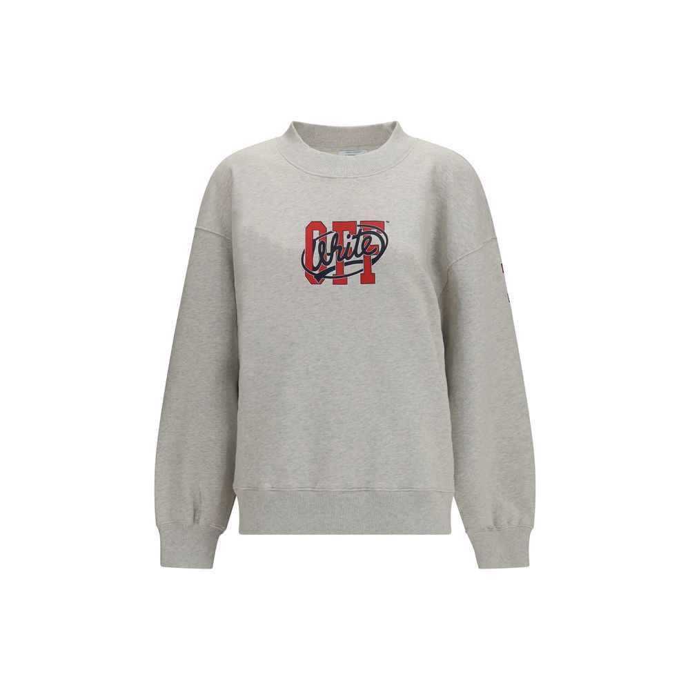Off-White | Gray Cotton Sweatshirt