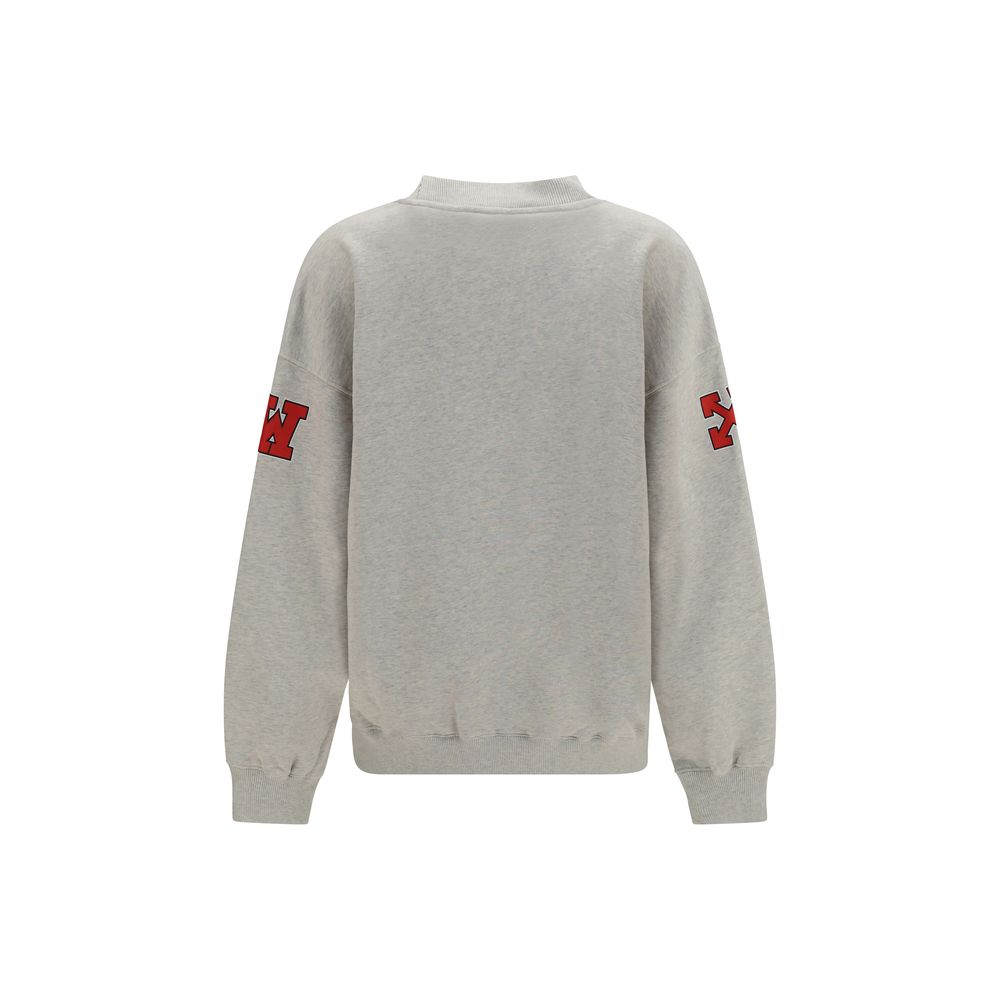 Off-White | Gray Cotton Sweatshirt