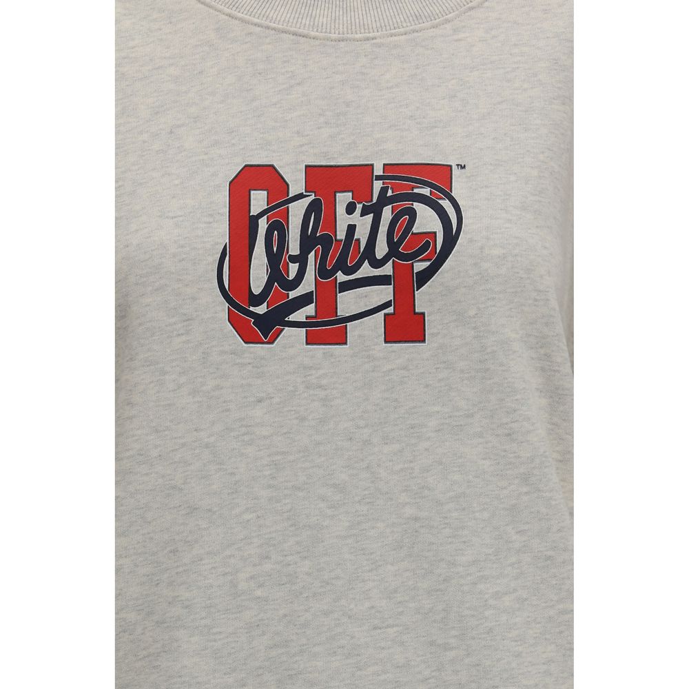 Off-White | Gray Cotton Sweatshirt