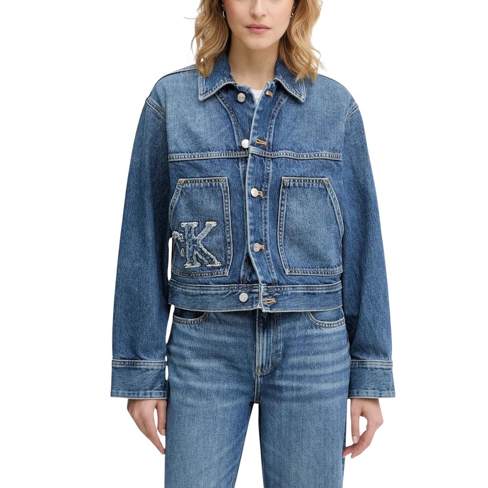 Calvin Klein Jeans | Blue Cotton Denim Jacket