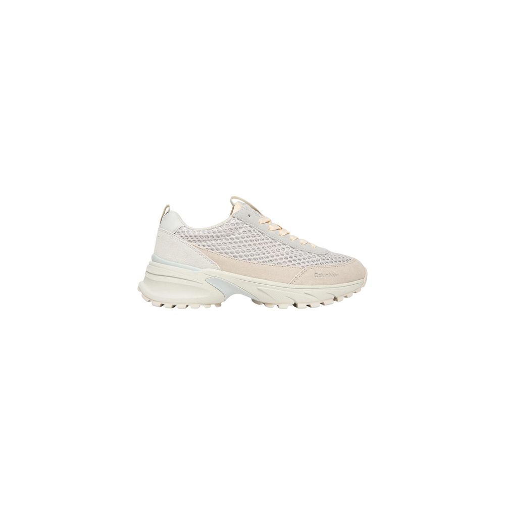 Calvin Klein Jeans | Beige Leather Chunky Sneakers