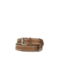 Miu Miu | Brown Suede Leather Regular Belt