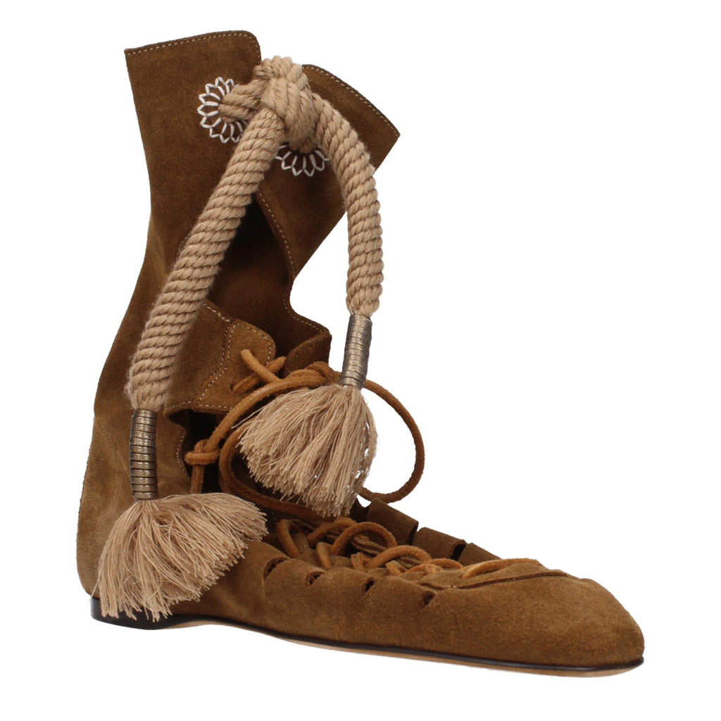 Isabel Marant | Brown Leather Ankle Boots