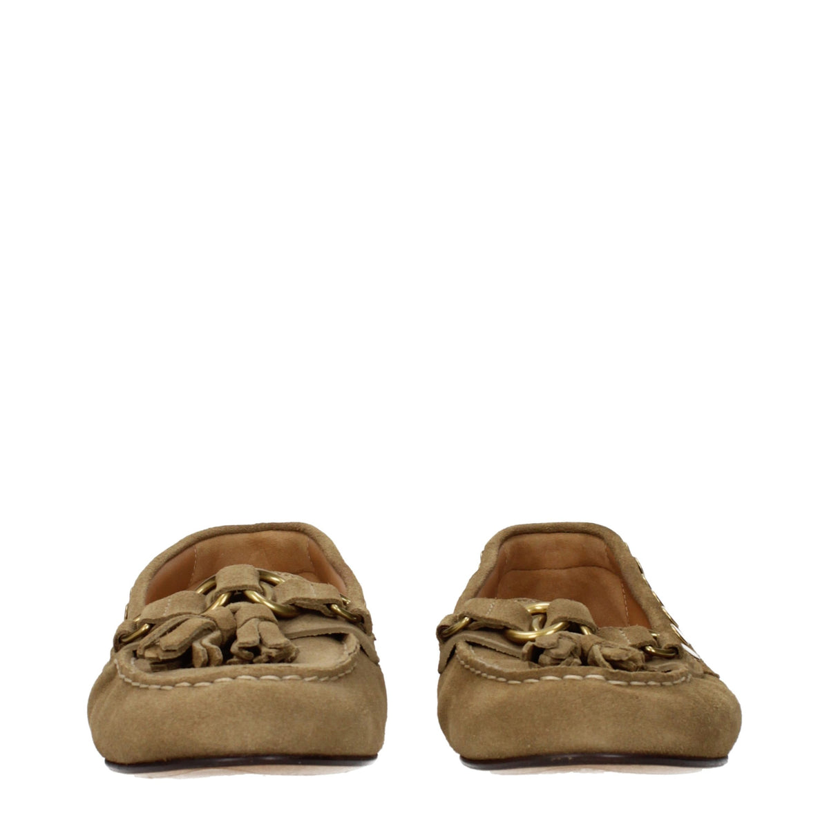 Isabel Marant | Brown Leather Slip-On Loafers