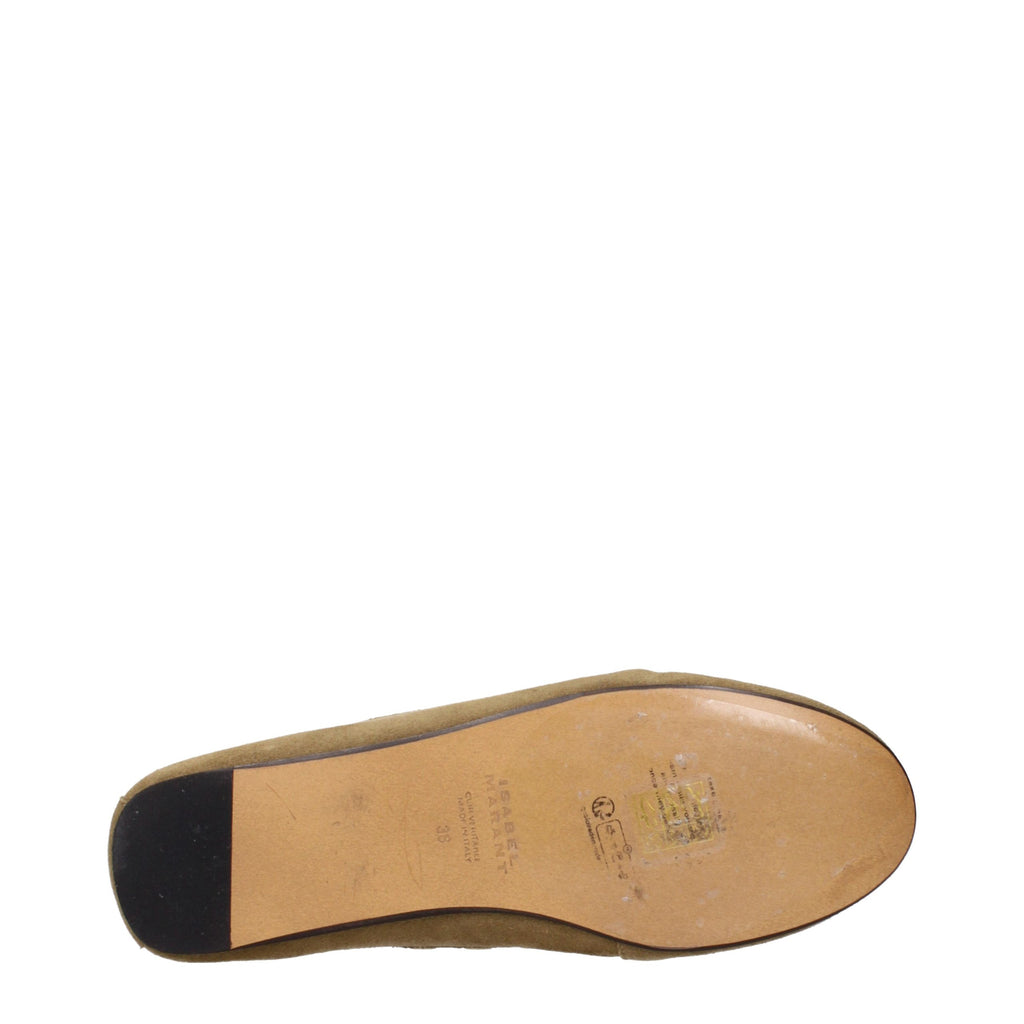 Isabel Marant | Brown Leather Slip-On Loafers