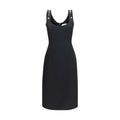 Versace | Black Wool Oves Aries Cocktail Dress