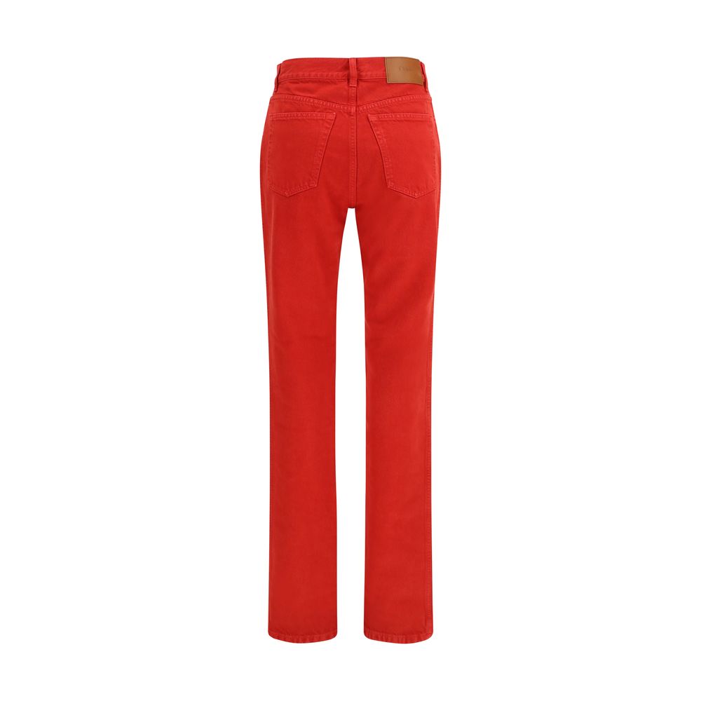 Chloé | Red Cotton Pants