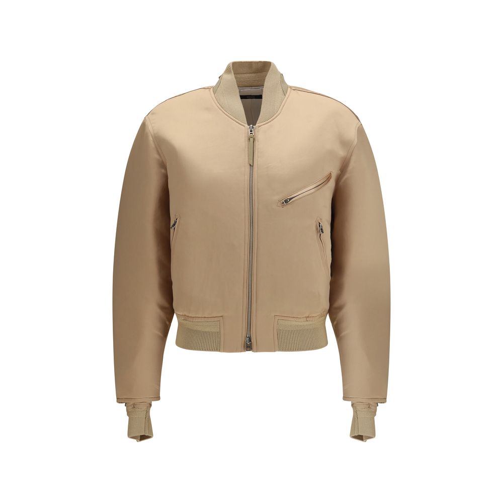 Tom Ford | Gold Satin Bomber