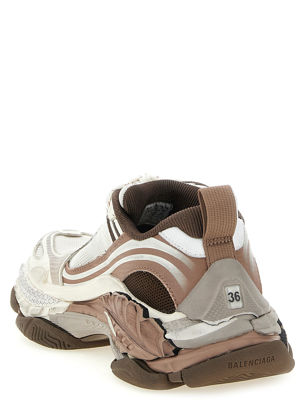 Balenciaga | Brown Polyethylene Athletic Sneakers