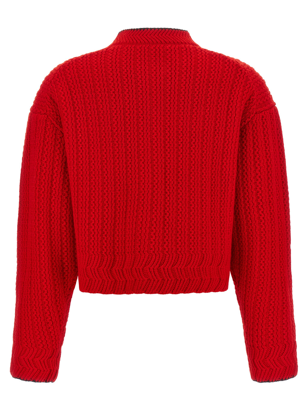 Chloé | Red Wool Cardigan