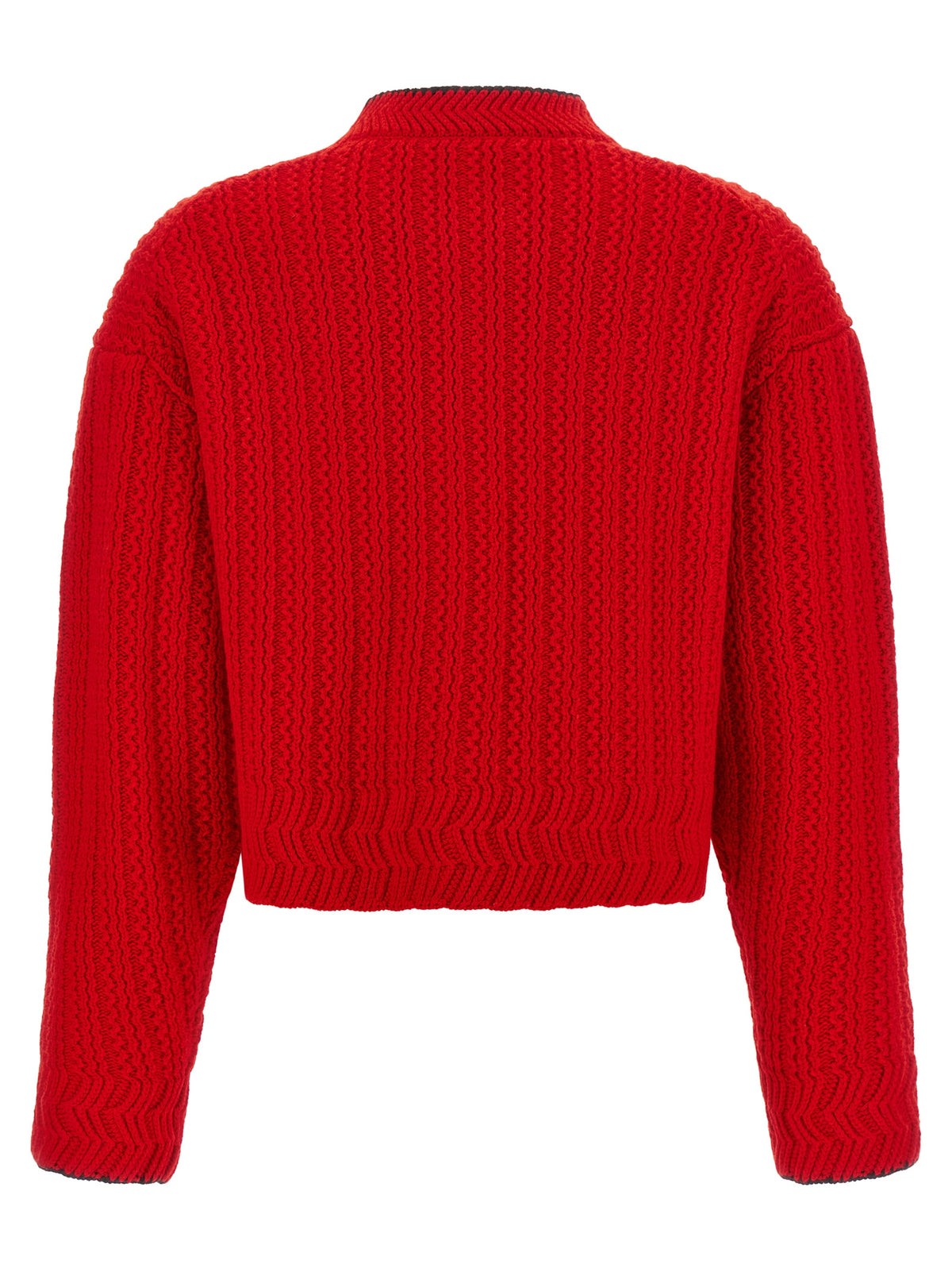 Chloé | Red Wool Cardigan