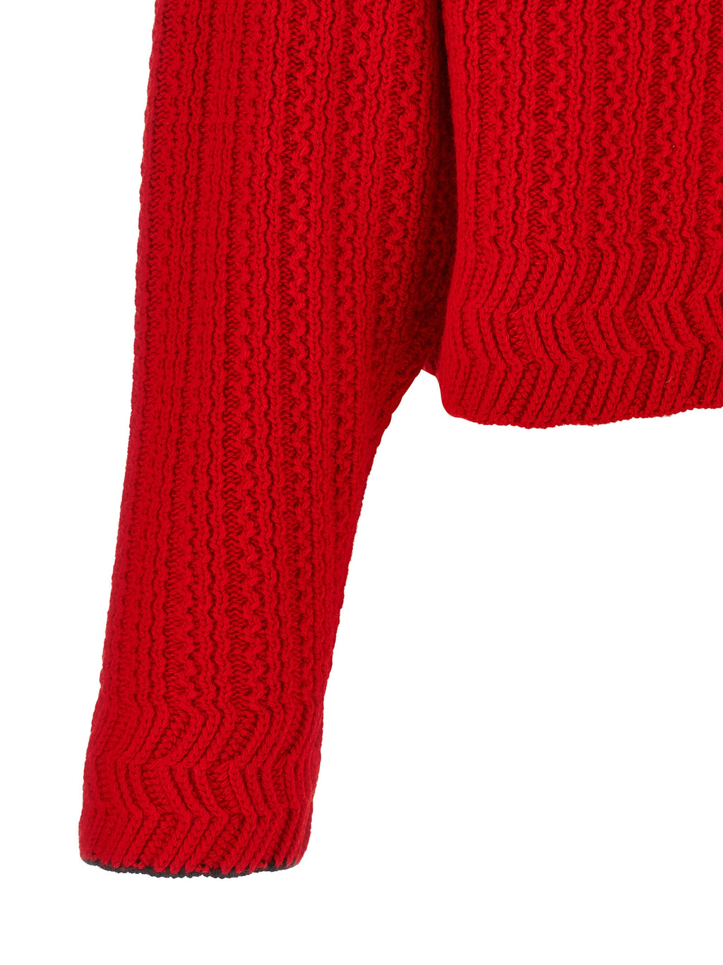Chloé | Red Wool Cardigan