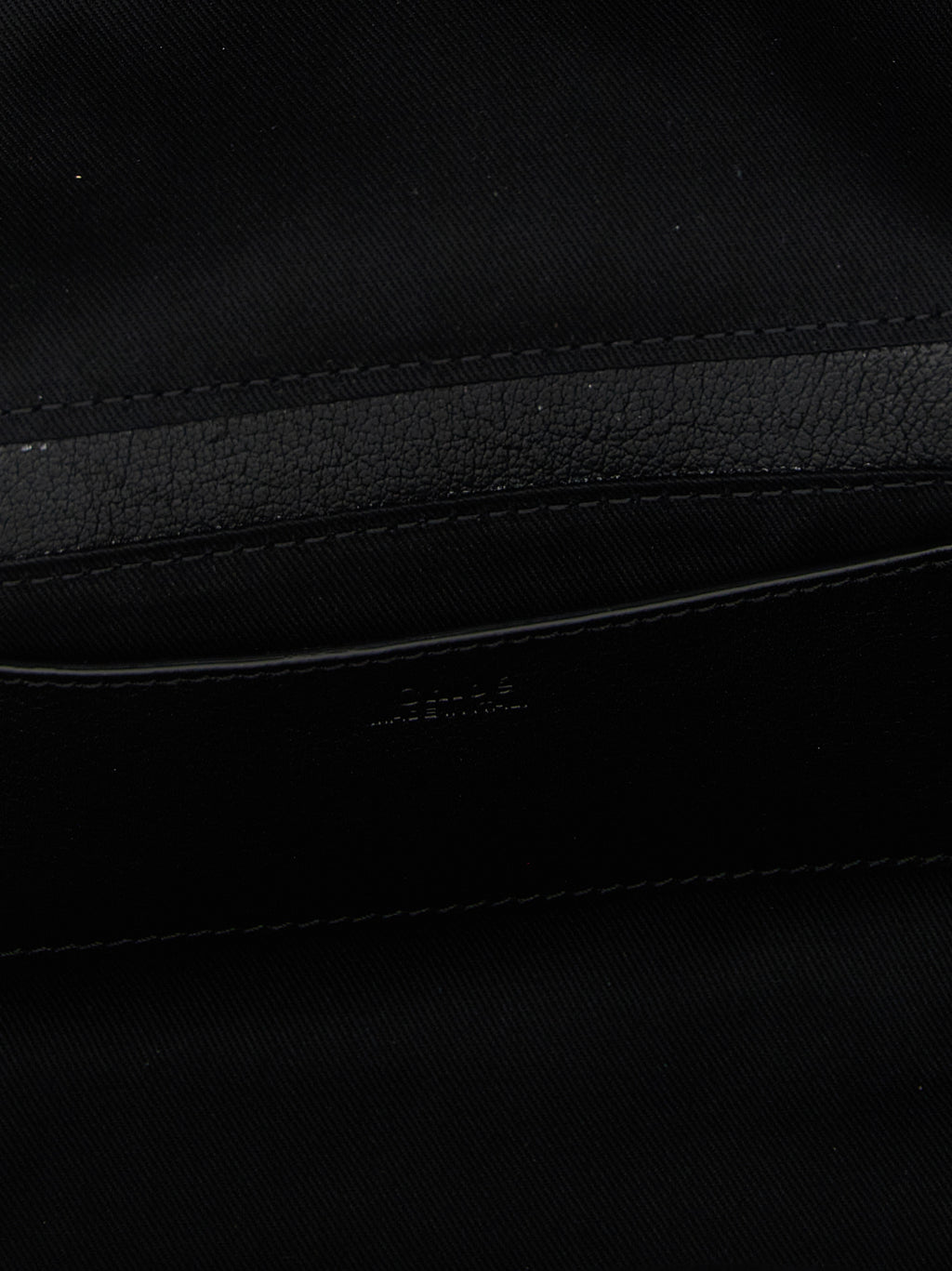 Chloé | Black Buffalo Leather Shoulder Bag