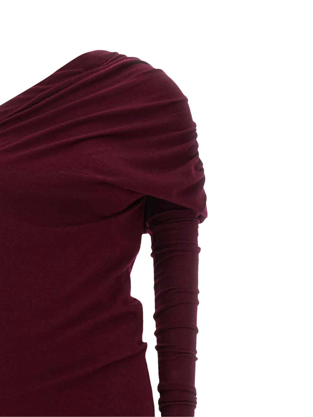 Armarium | Bordeaux Merino Wool Long Dress