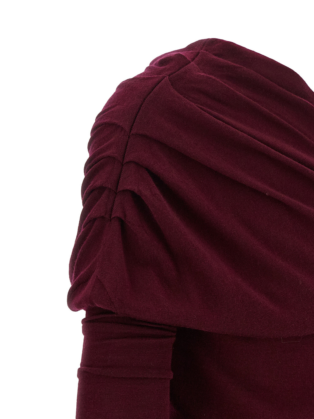 Armarium | Bordeaux Merino Wool Long Dress