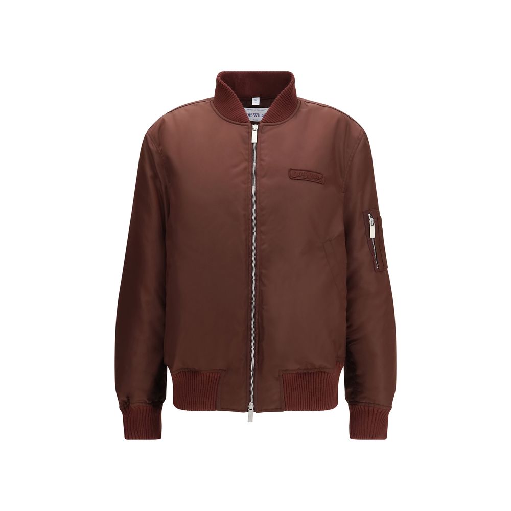 Off-White | Bordeaux Nylon Bomber