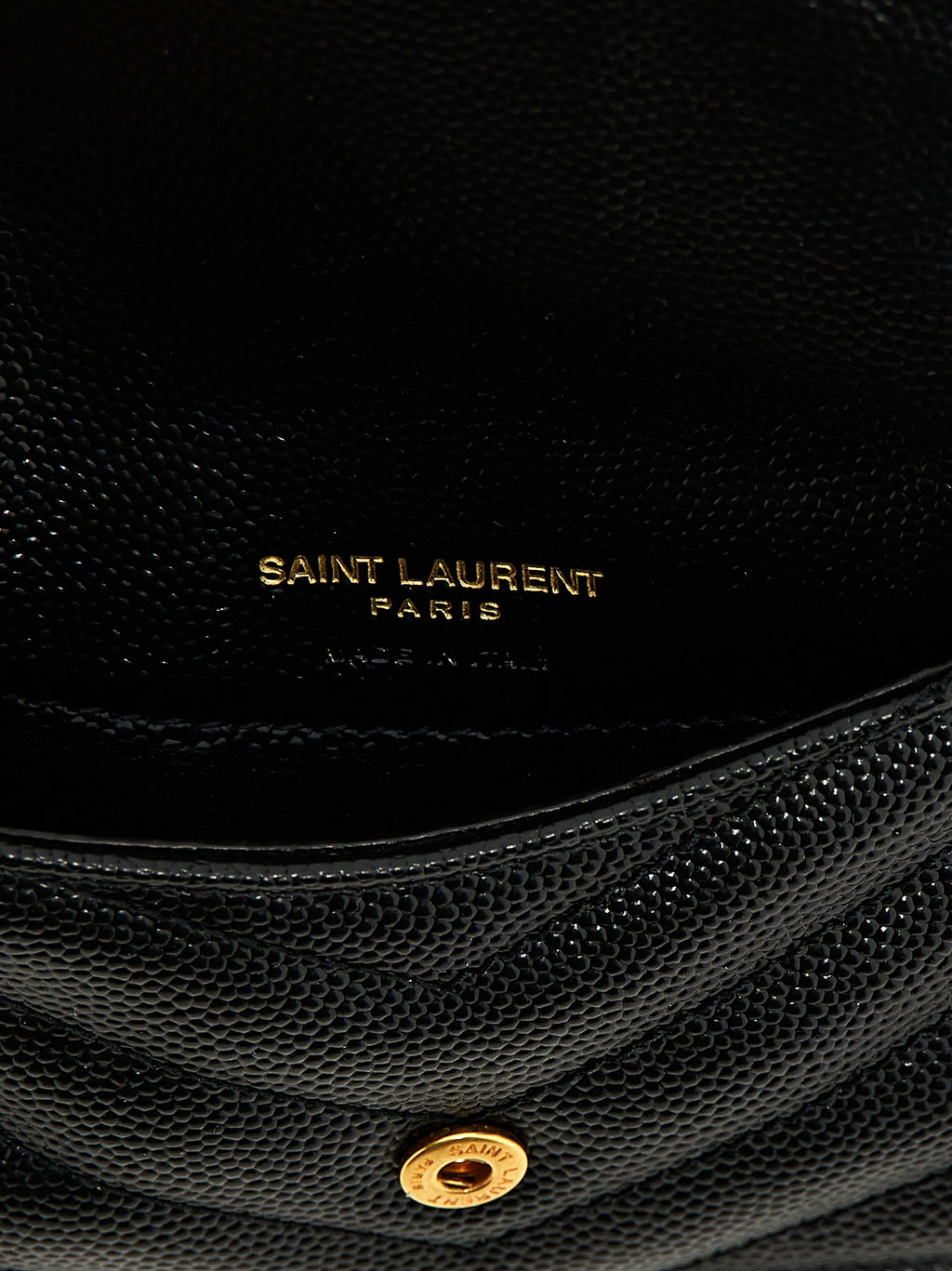 Saint Laurent | Black Calfskin Cardholder