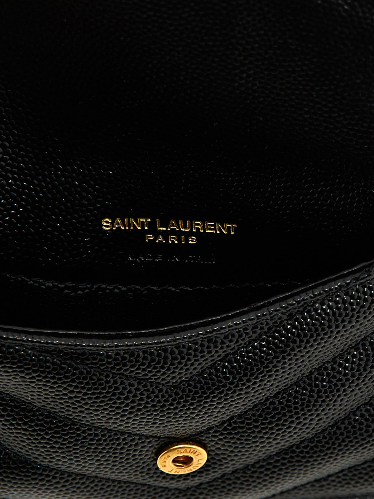 Saint Laurent | Black Calfskin Cardholder