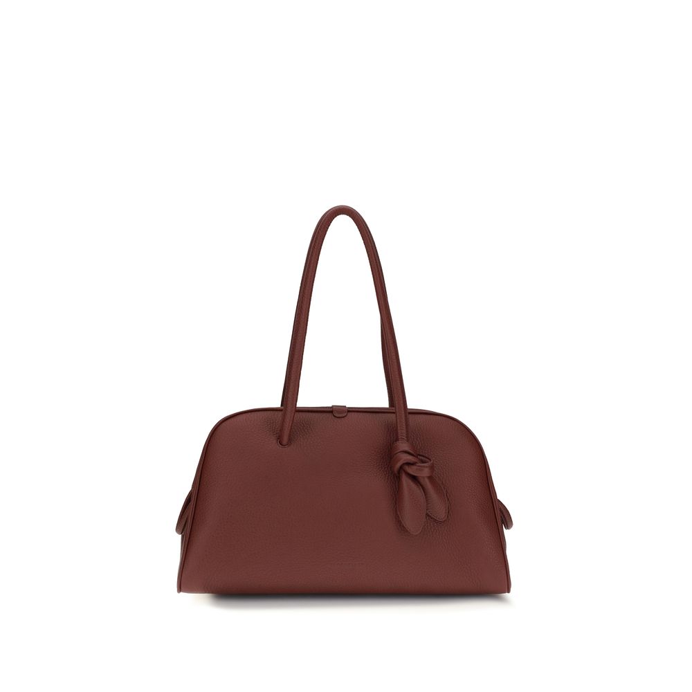 Jacquemus | Bordeaux Calf Leather Bos Taurus Shoulder Bag