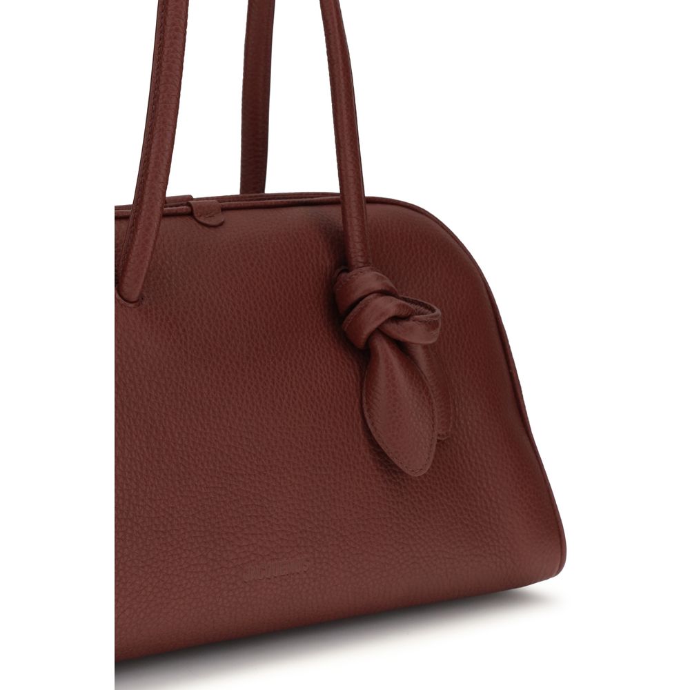 Jacquemus | Bordeaux Calf Leather Bos Taurus Shoulder Bag