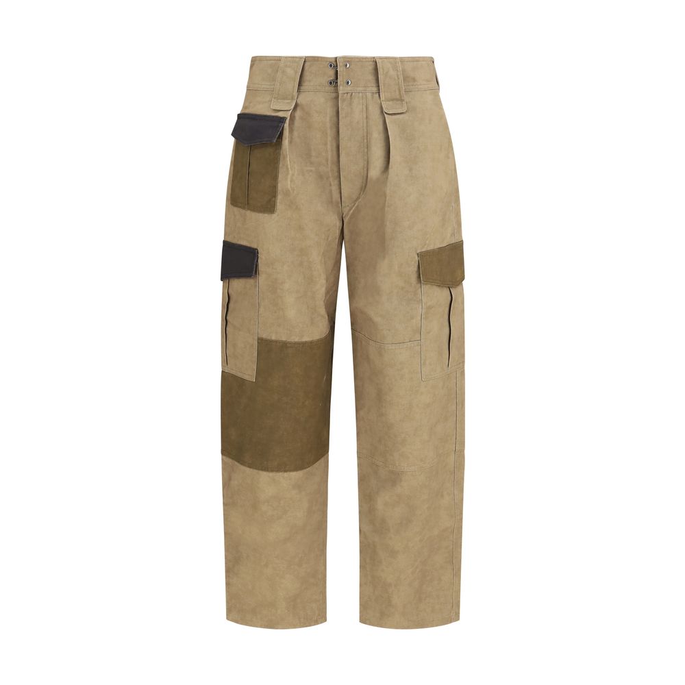 Isabel Marant Étoile | Bicolor Cotton Cargo Pants