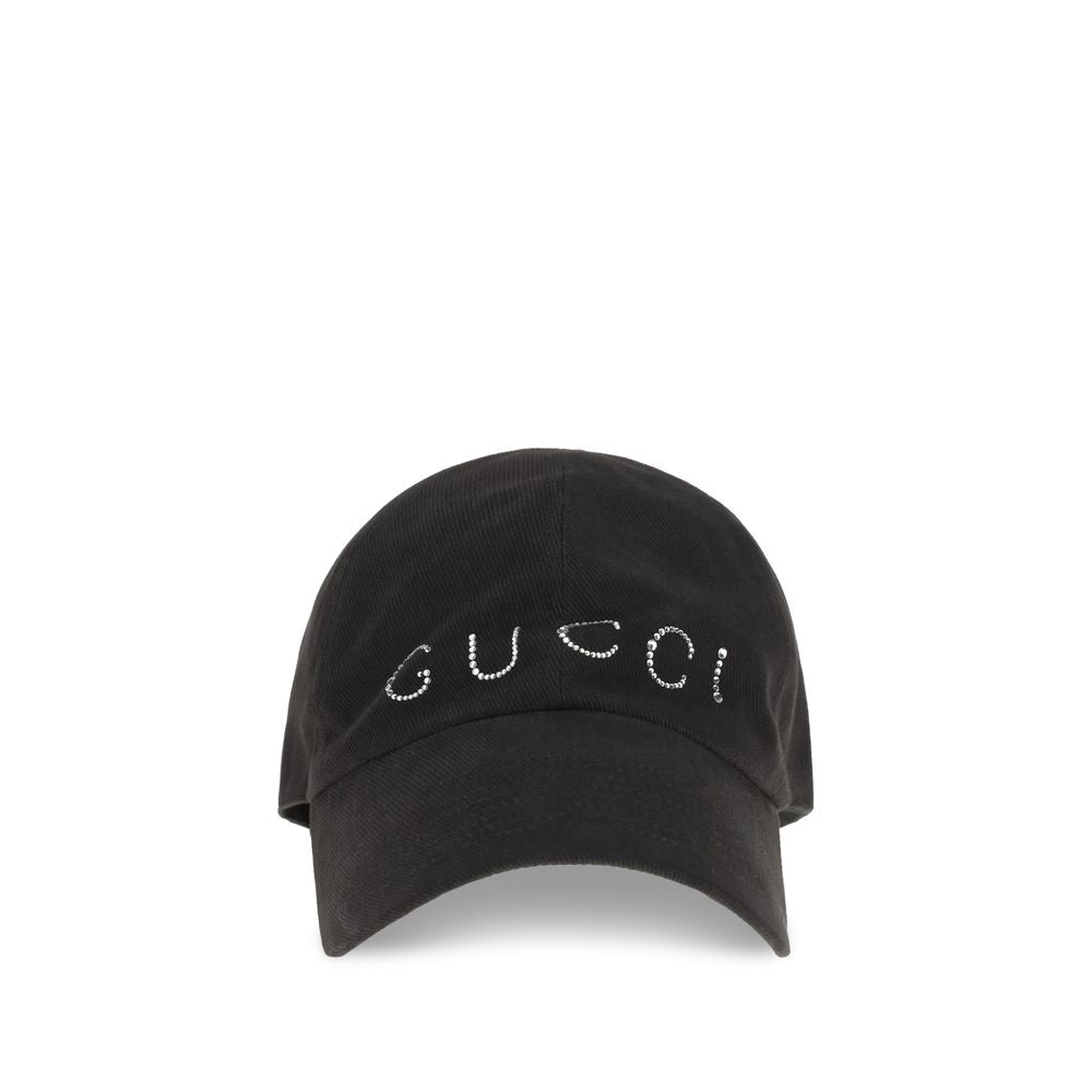 Gucci | Black Cotton Cap (Baseball Hat)