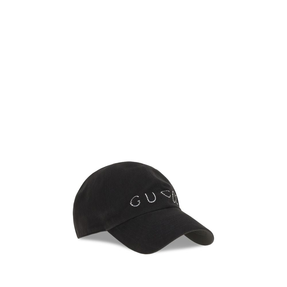 Gucci | Black Cotton Cap (Baseball Hat)