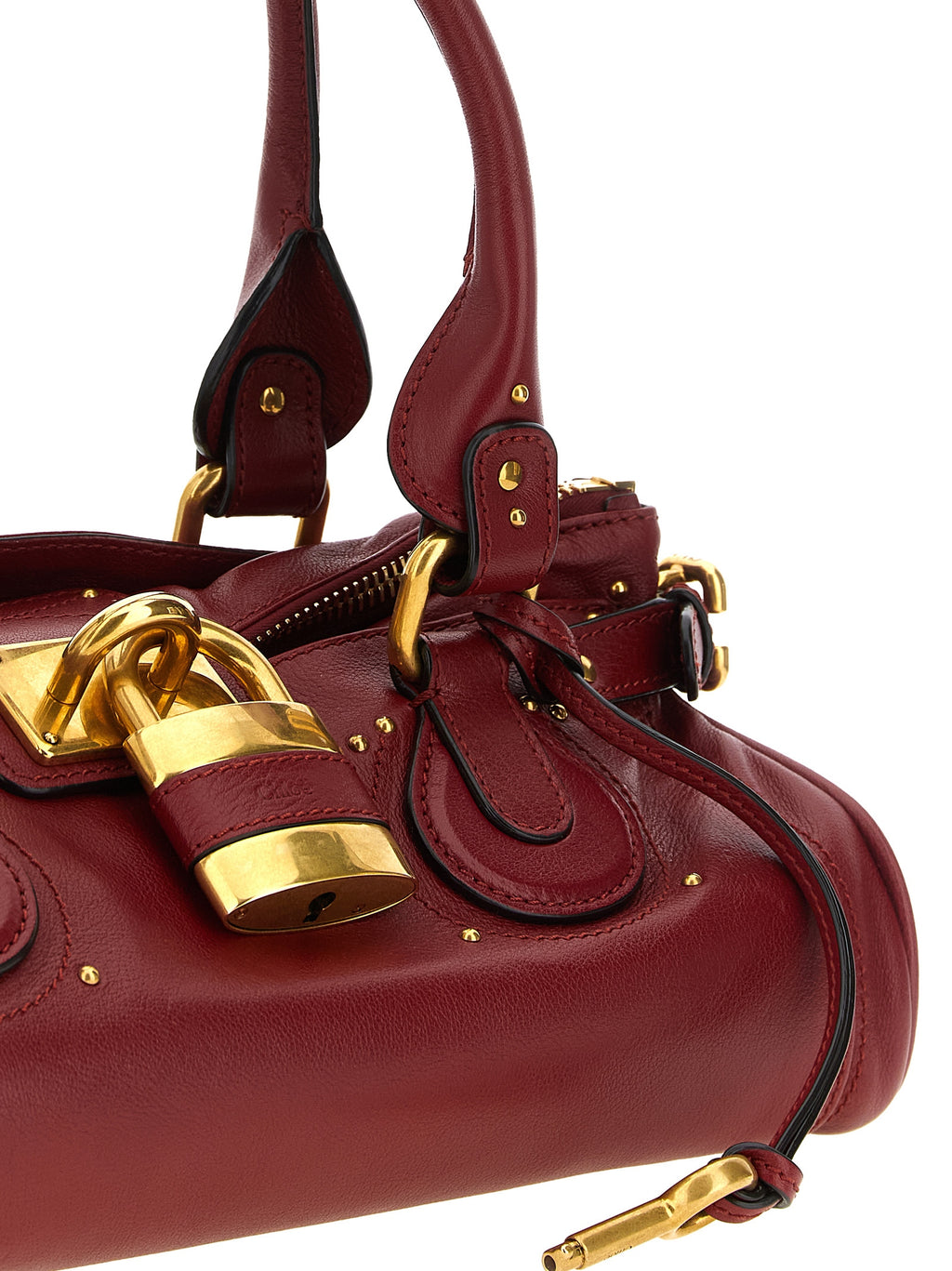 Chloé | Bordeaux Buffalo Leather Shoulder Bag