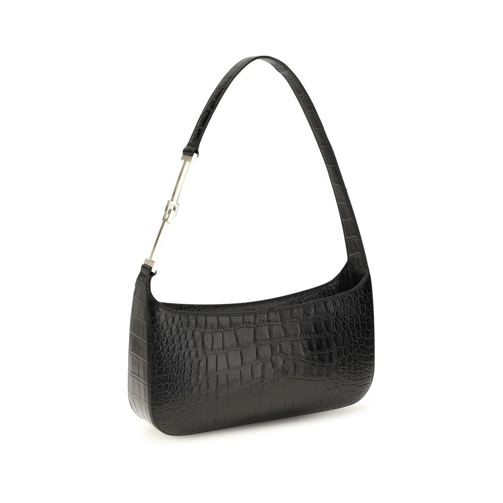 Tom Ford | Black Calf Leather Bos Taurus Shoulder Bag