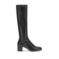 Prada | Black Rubber High Heel Boots