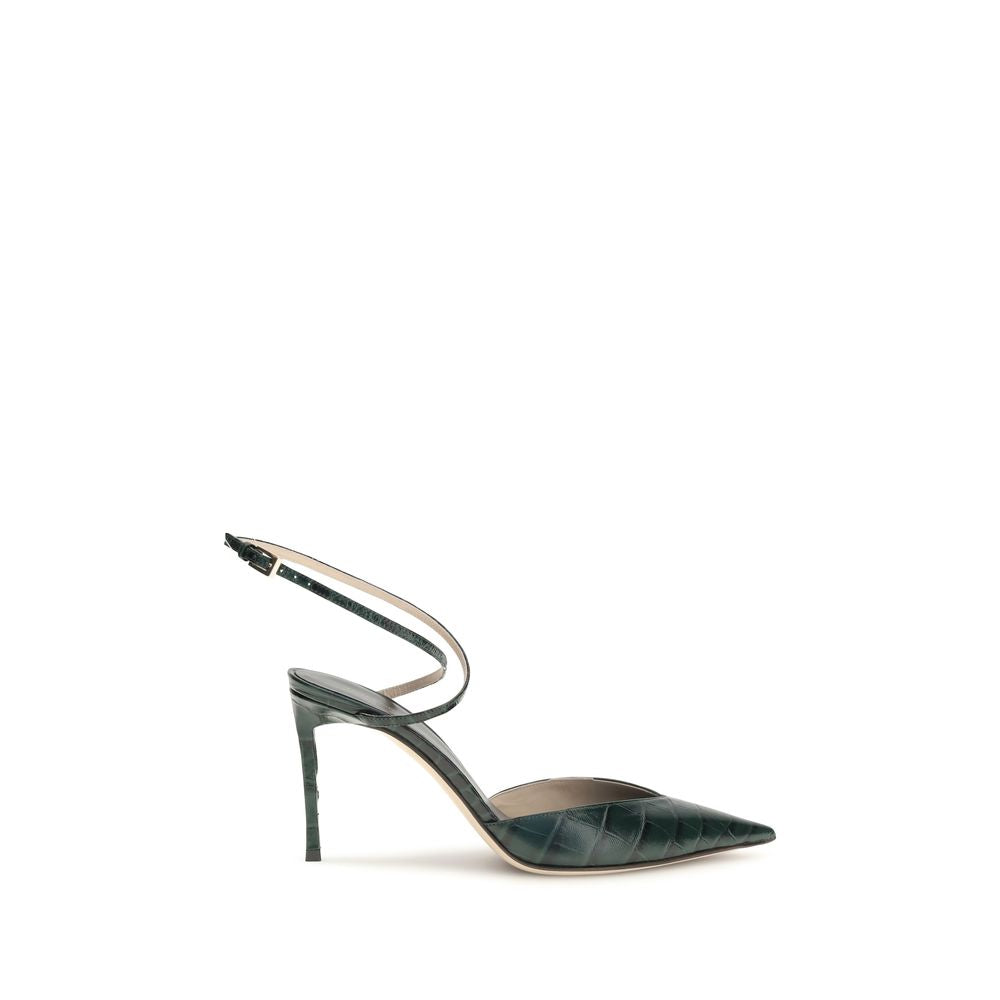 Tom Ford | Bicolor Calf Leather Bos Taurus High Heel Pumps