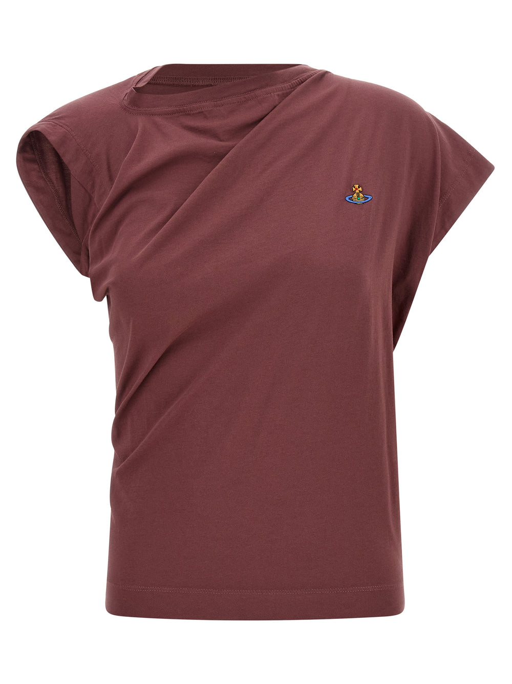 Vivienne Westwood | Bordeaux Cotton Sleeveles T-Shirt