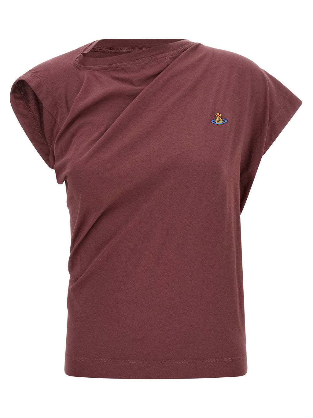 Vivienne Westwood | Bordeaux Cotton Sleeveles T-Shirt