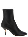Jacquemus | Black Lamb Leather Ankle Boots