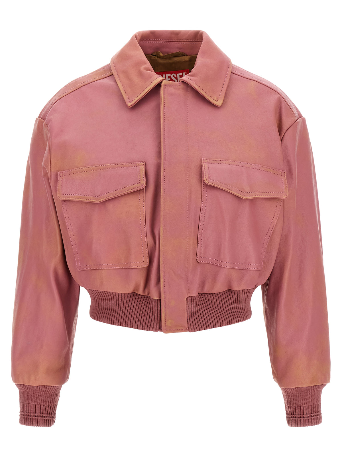 Diesel | Multicolor Lamb Leather Leather Jacket