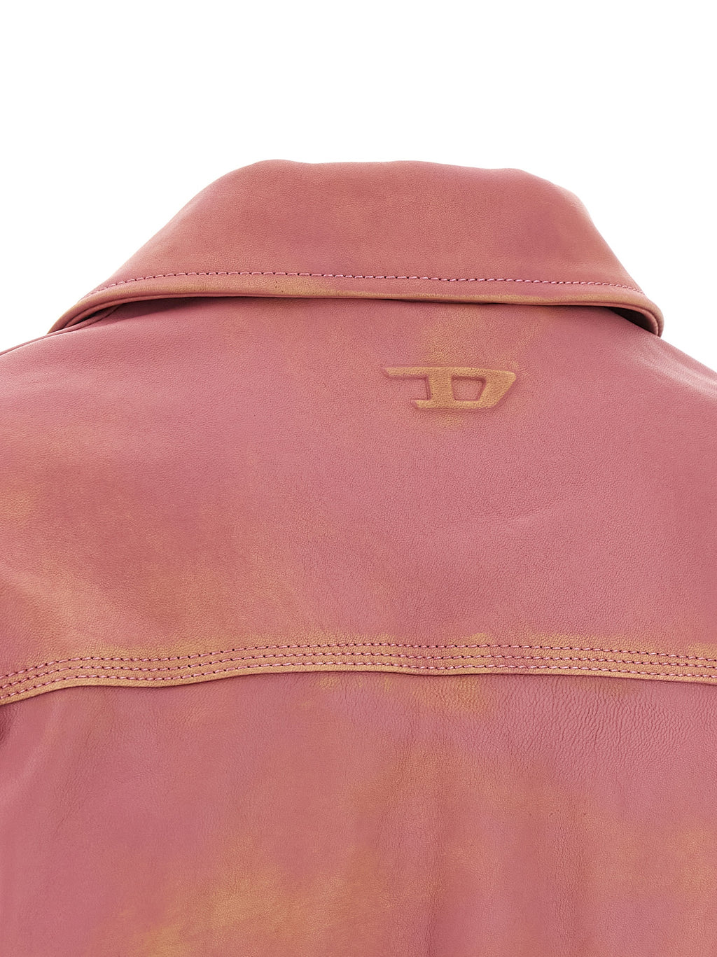 Diesel | Multicolor Lamb Leather Leather Jacket
