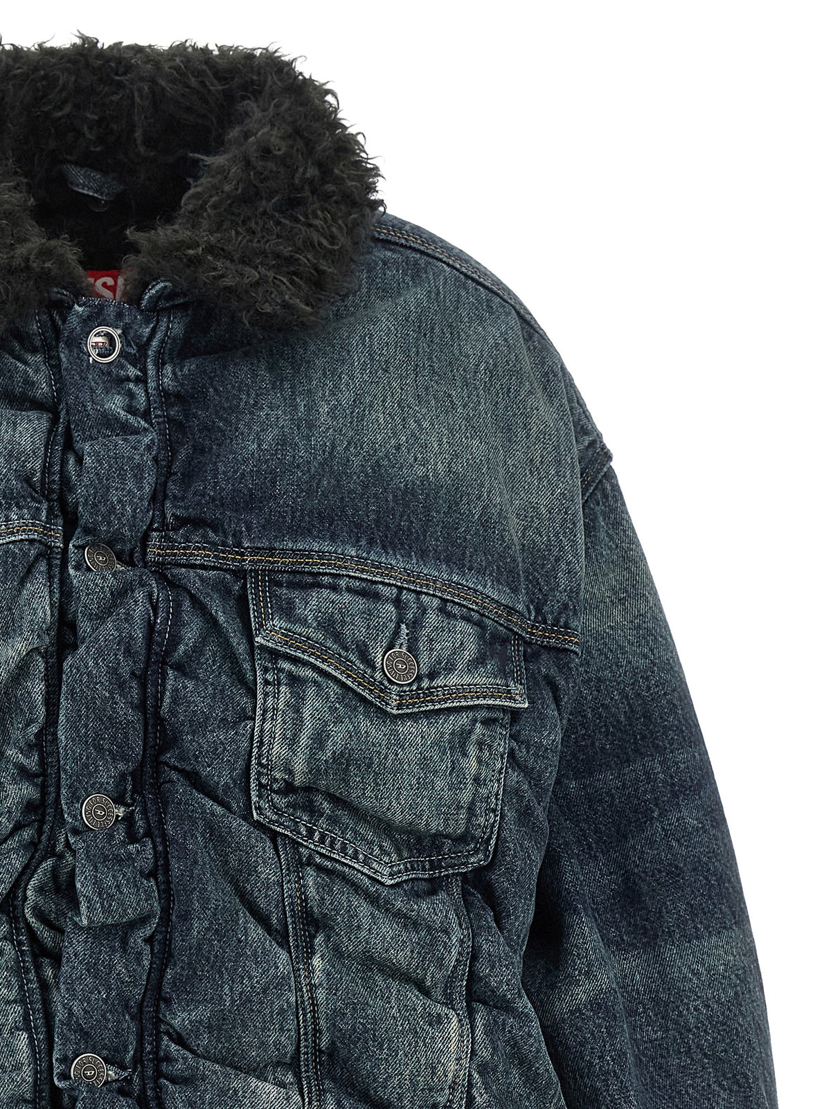 Diesel | Blue Cotton Denim Jacket
