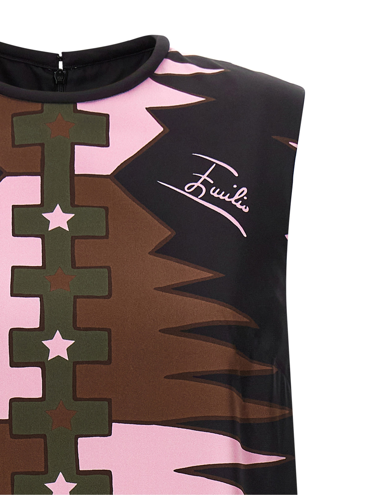 Emilio Pucci | Multicolor Silk Short Dress
