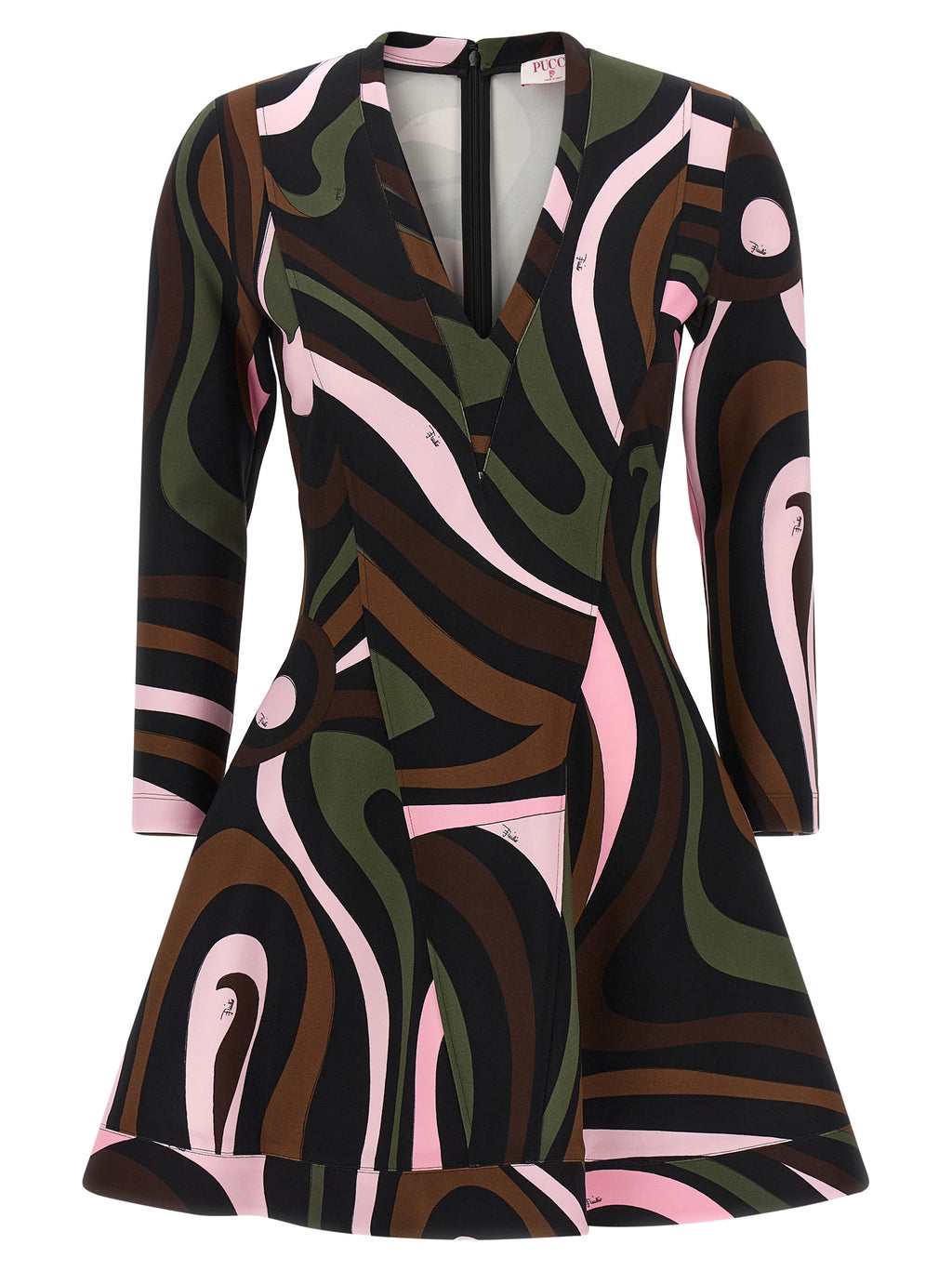 Emilio Pucci | Multicolor Viscose Short Dress