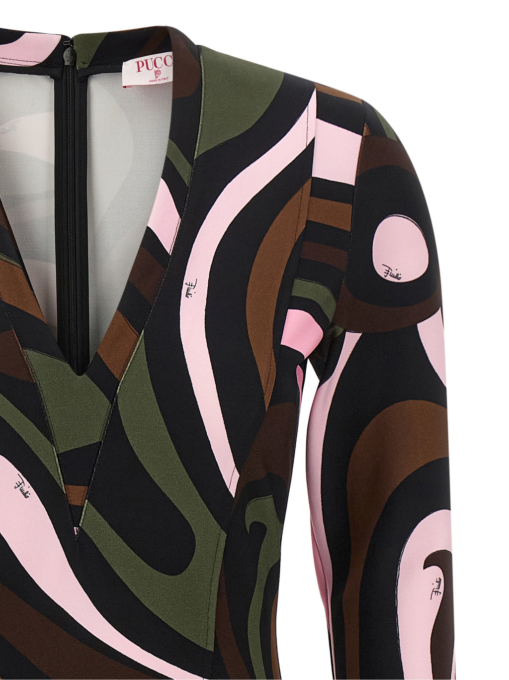 Emilio Pucci | Multicolor Viscose Short Dress
