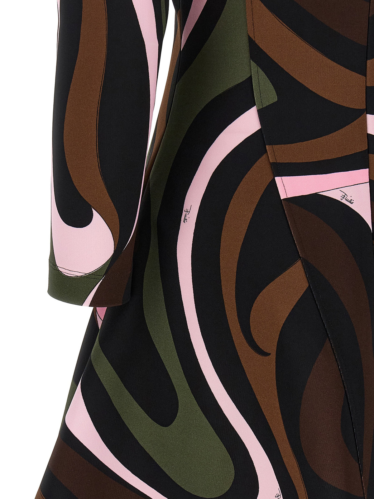Emilio Pucci | Multicolor Viscose Short Dress