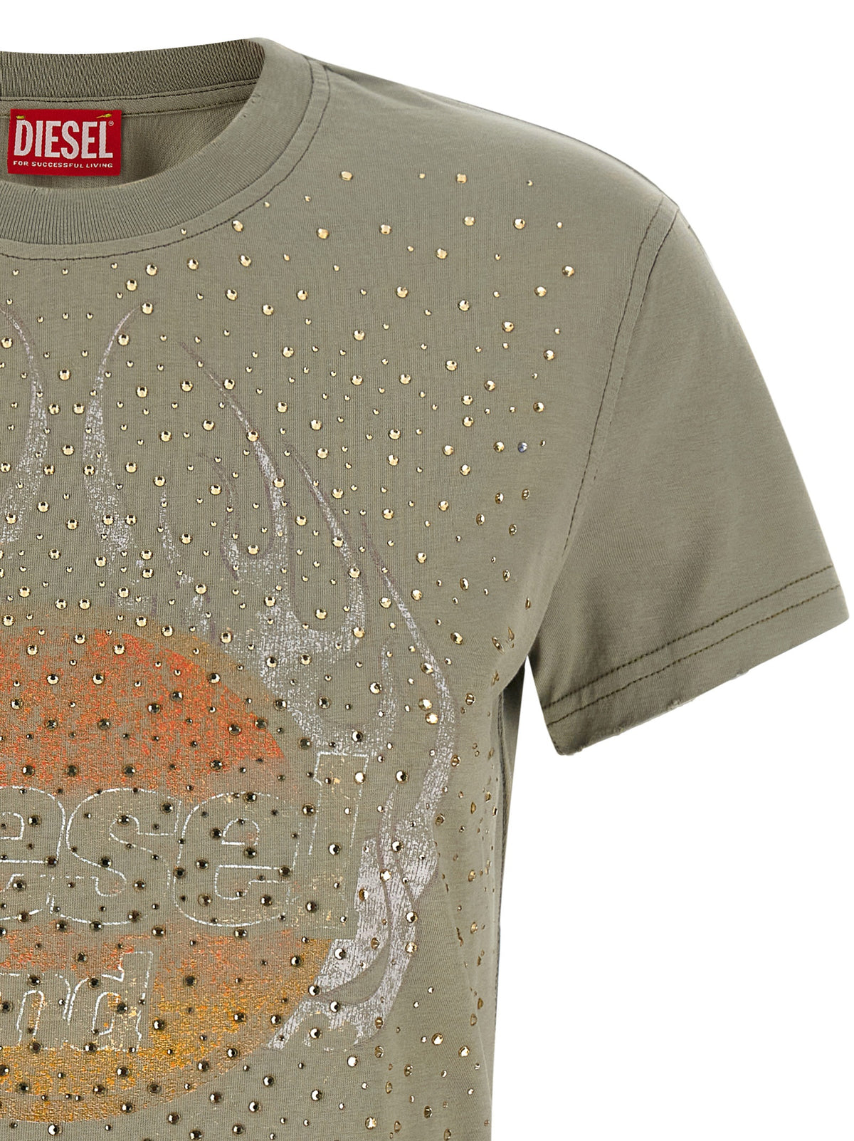 Diesel | Bicolor Cotton T-Shirt