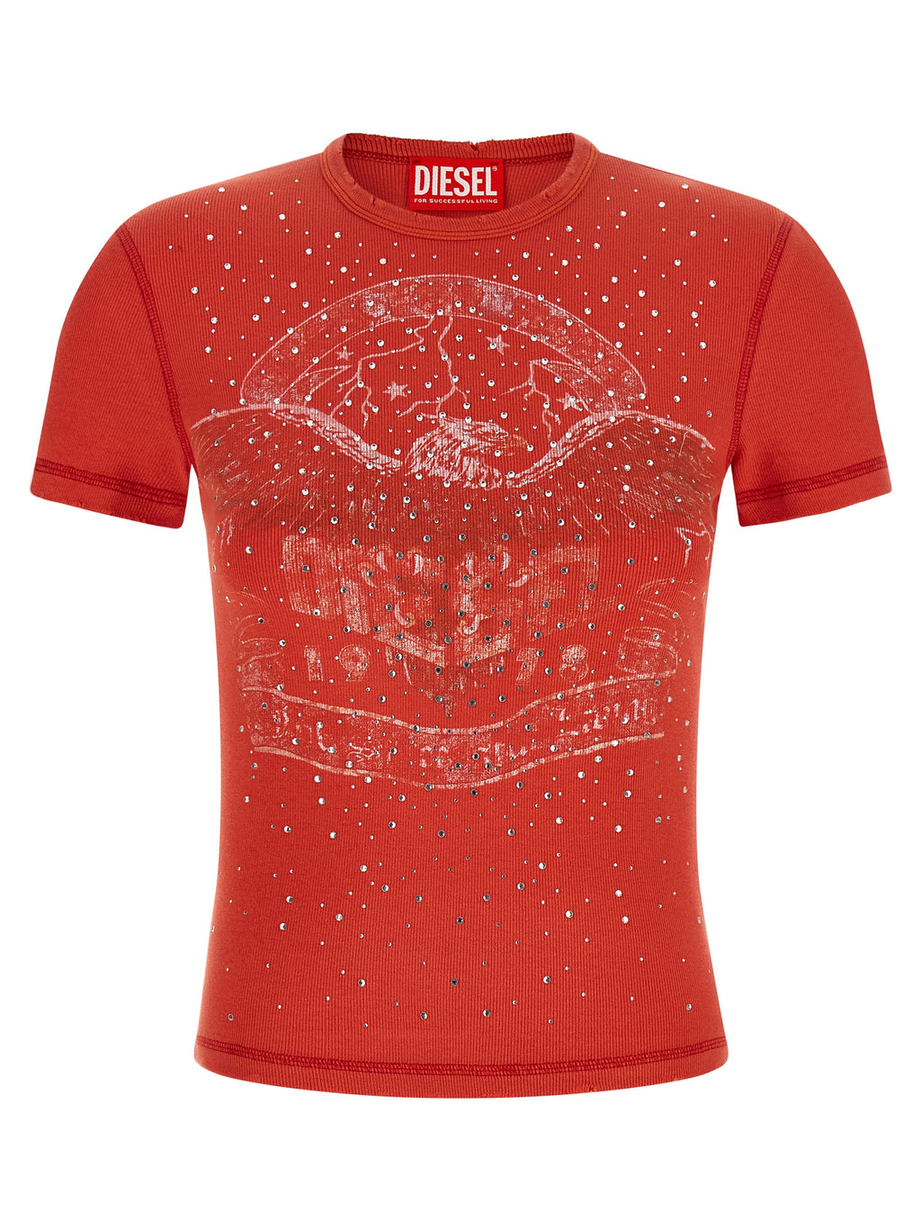 Diesel | Red Cotton T-Shirt