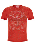 Diesel | Red Cotton T-Shirt