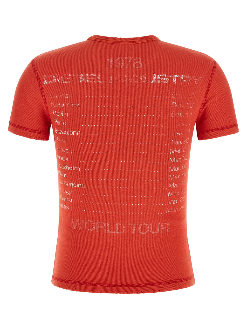 Diesel | Red Cotton T-Shirt