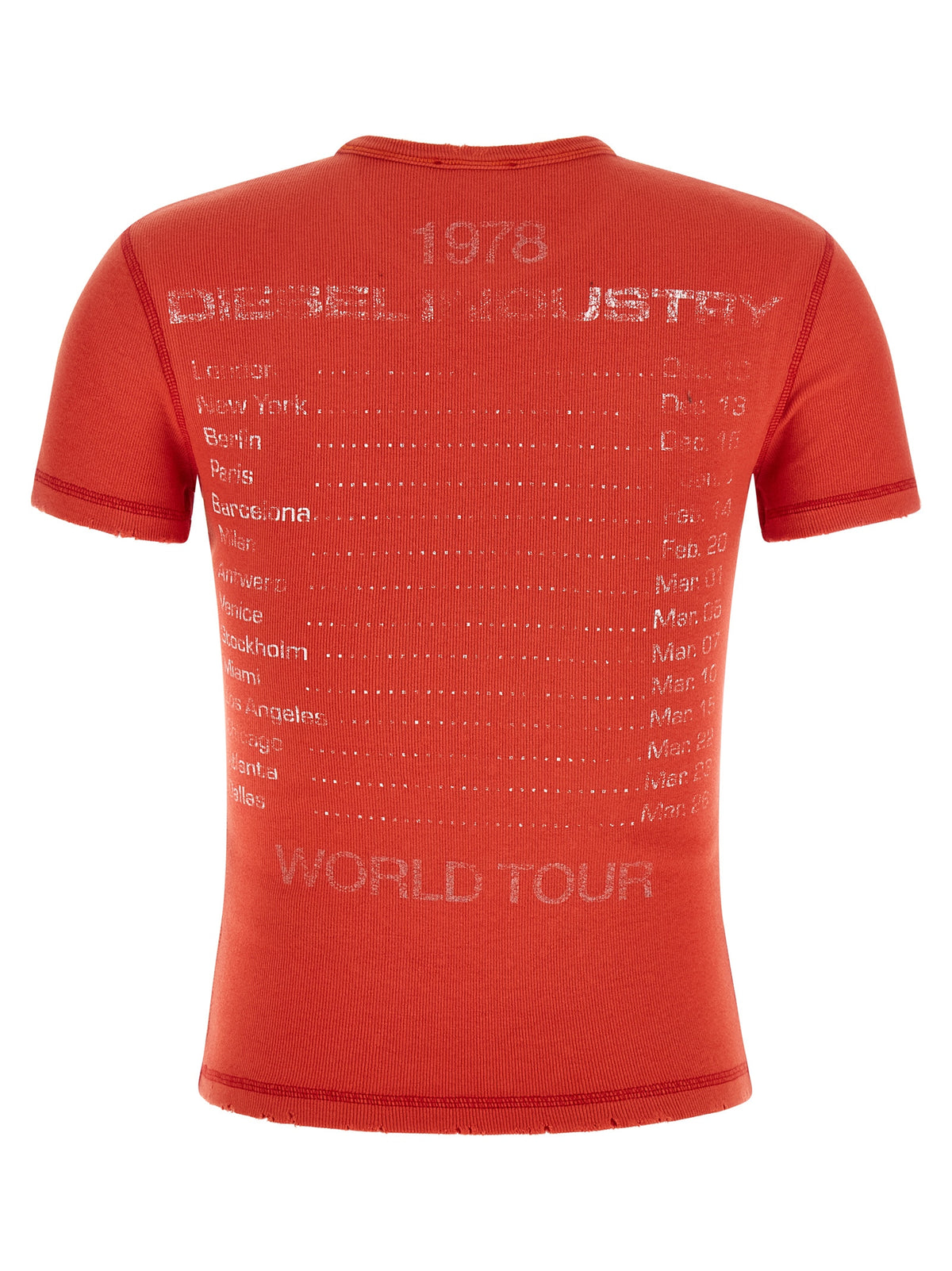 Diesel | Red Cotton T-Shirt