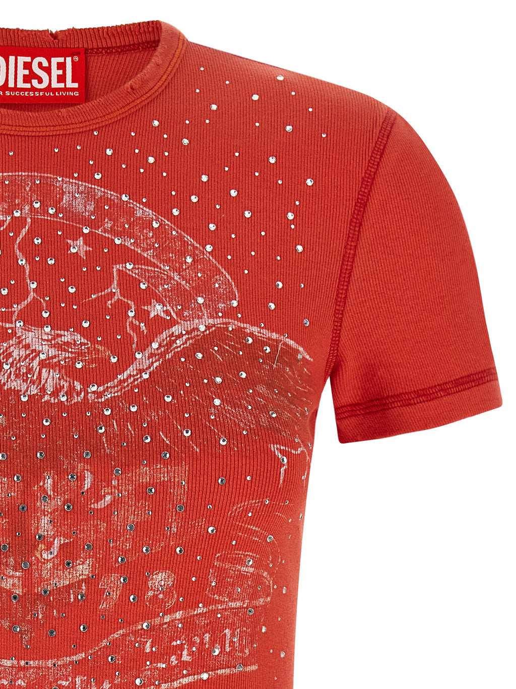Diesel | Red Cotton T-Shirt